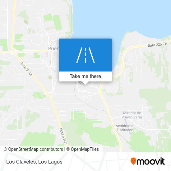 Mapa de Los Claveles