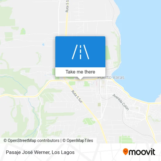 Pasaje José Werner map