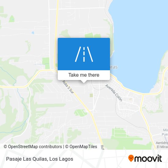 Mapa de Pasaje Las Quilas