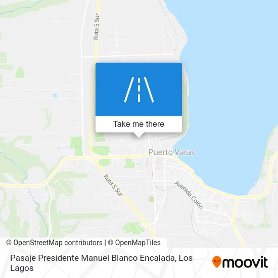 Pasaje Presidente Manuel Blanco Encalada map