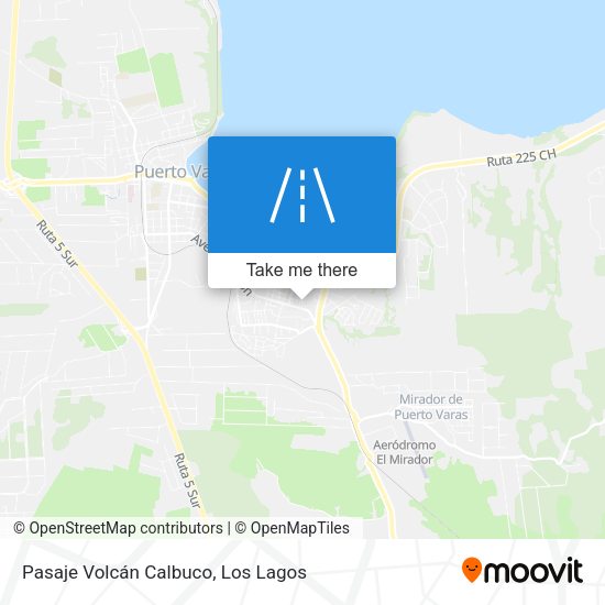 Pasaje Volcán Calbuco map