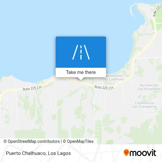 Puerto Chalhuaco map