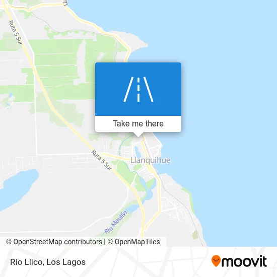 Río Llico map