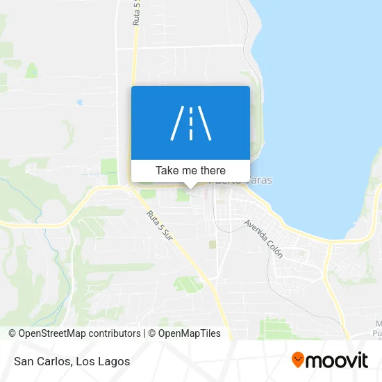 San Carlos map