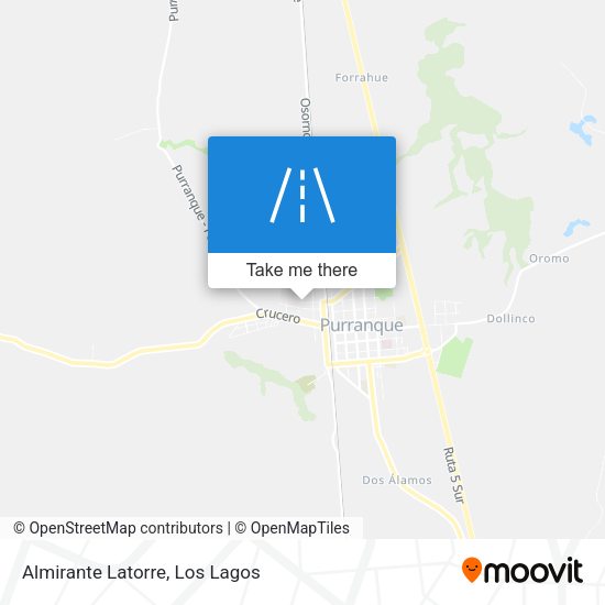 Mapa de Almirante Latorre