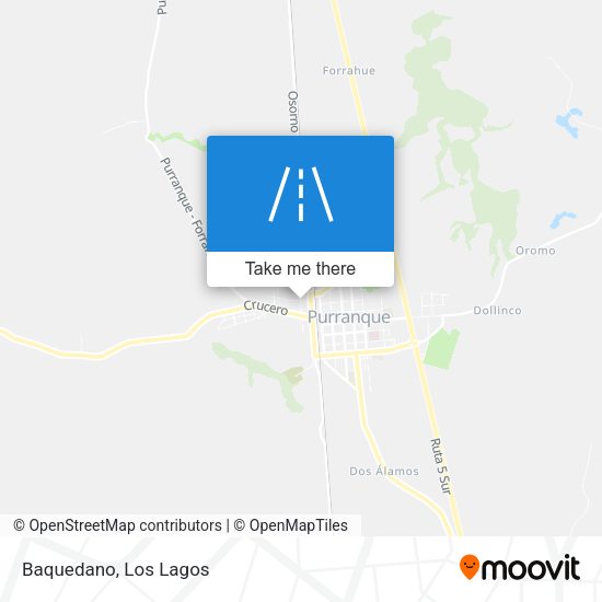 Mapa de Baquedano