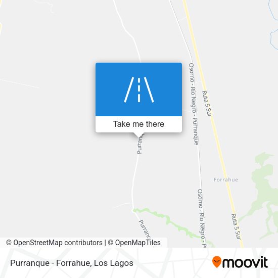 Mapa de Purranque - Forrahue