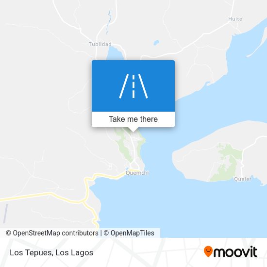 Mapa de Los Tepues