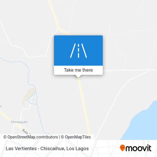 Las Vertientes - Chiscaihue map