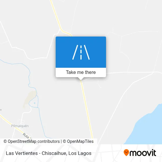 Las Vertientes - Chiscaihue map