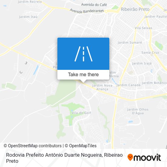 Rodovia Prefeito Antônio Duarte Nogueira map
