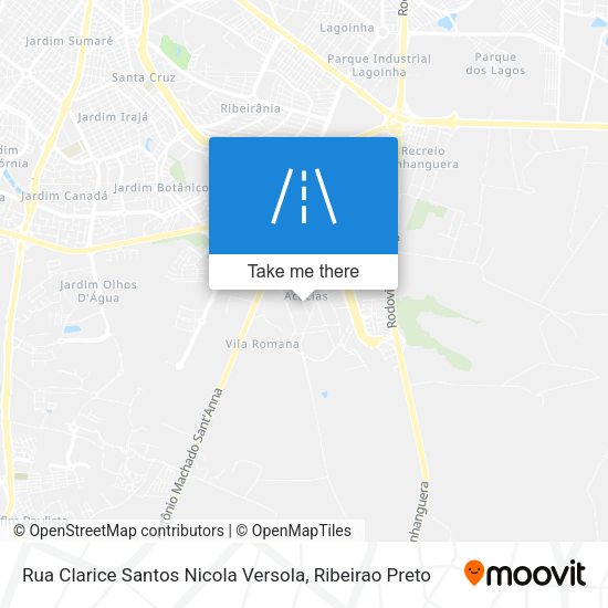Rua Clarice Santos Nicola Versola map