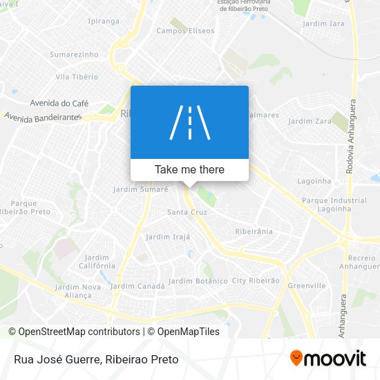 Rua José Guerre map