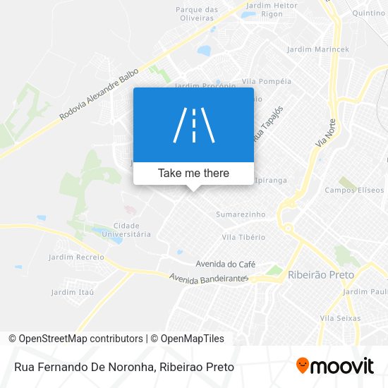 Rua Fernando De Noronha map
