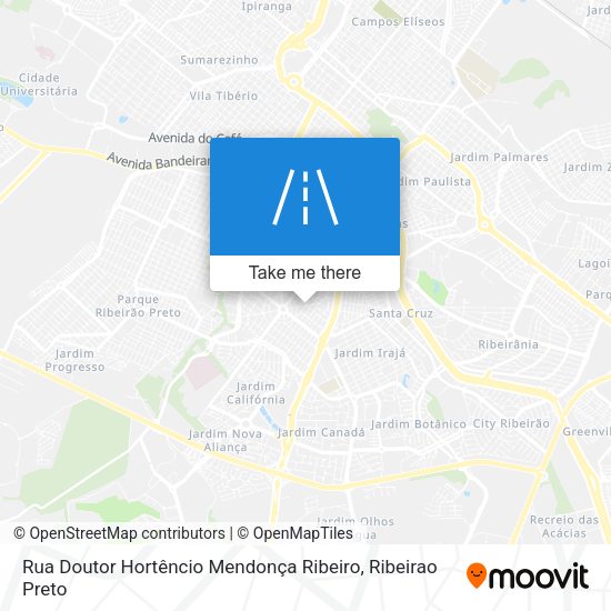 Rua Doutor Hortêncio Mendonça Ribeiro map