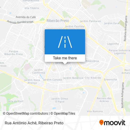 Rua Antônio Achê map