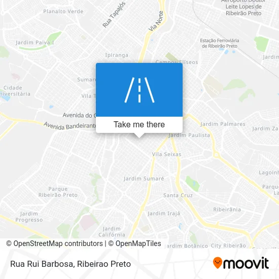 Rua Rui Barbosa map