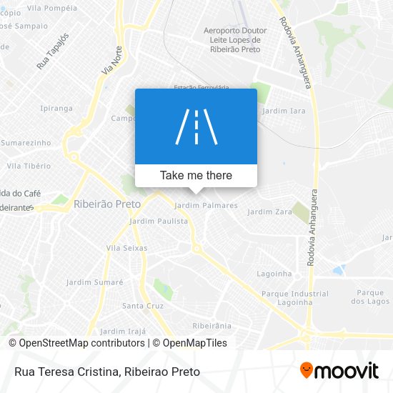 Rua Teresa Cristina map
