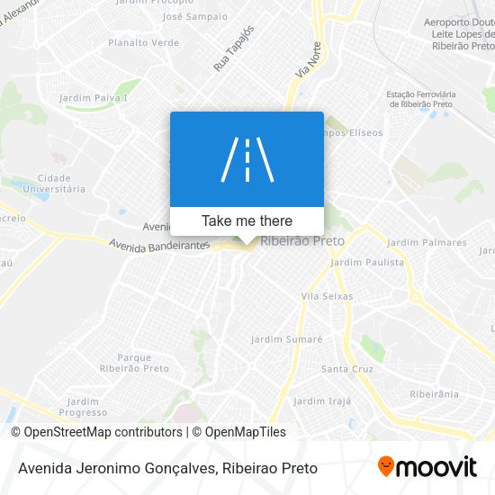 Avenida Jeronimo Gonçalves map