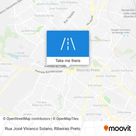 Rua José Vivanco Solano map