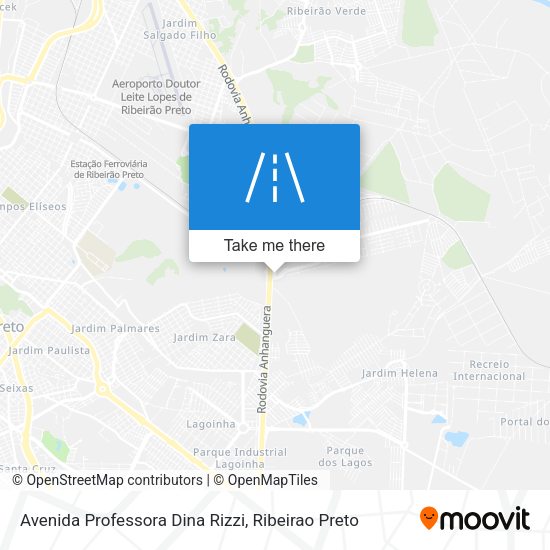 Avenida Professora Dina Rizzi map