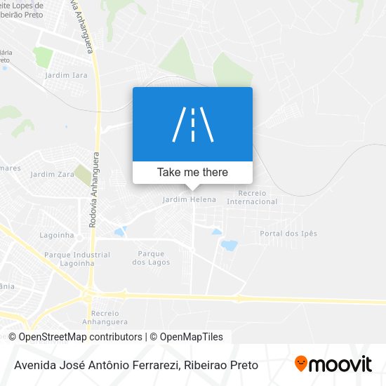 Avenida José Antônio Ferrarezi map