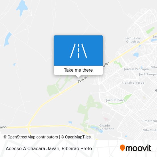 Acesso A Chacara Javari map