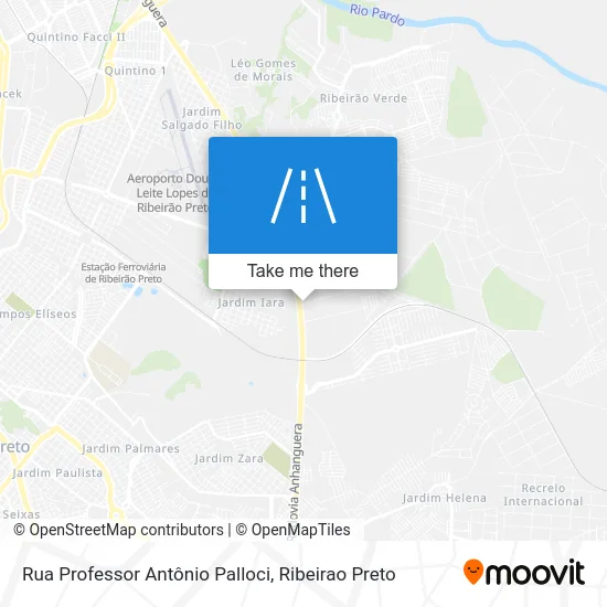 Rua Professor Antônio Palloci map