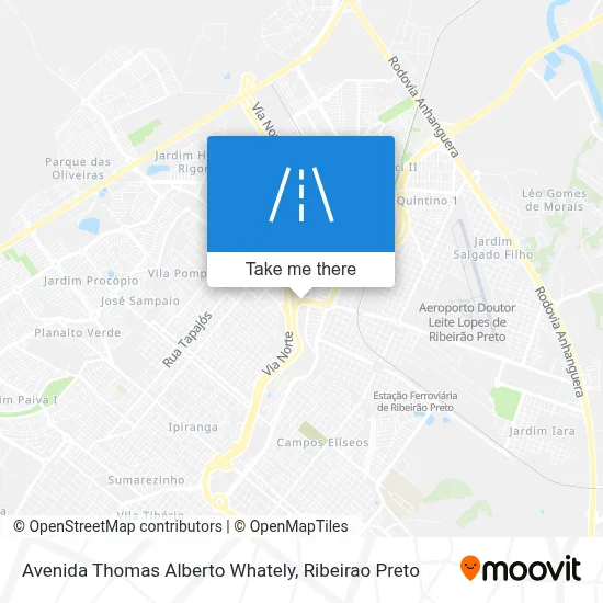 Avenida Thomas Alberto Whately map