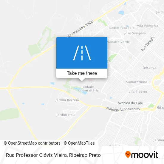 Rua Professor Clóvis Vieira map