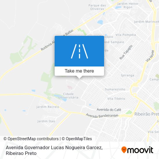 Avenida Governador Lucas Nogueira Garcez map