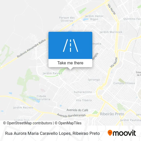 Rua Aurora Maria Caravello Lopes map