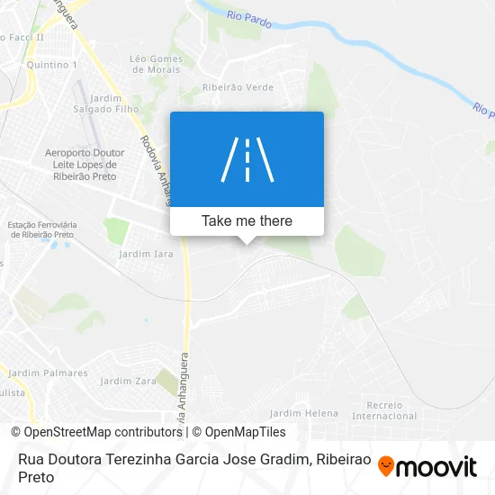 Rua Doutora Terezinha Garcia Jose Gradim map