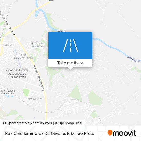 Rua Claudemir Cruz De Oliveira map