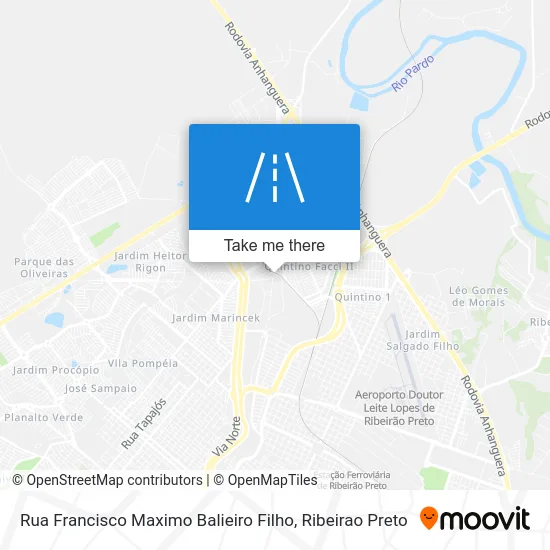 Rua Francisco Maximo Balieiro Filho map