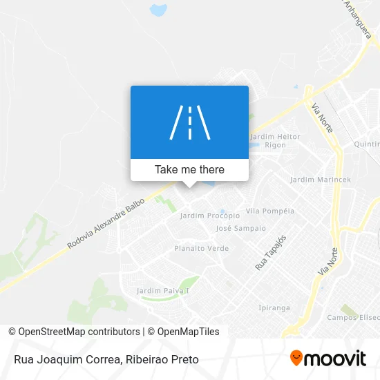 Rua Joaquim Correa map