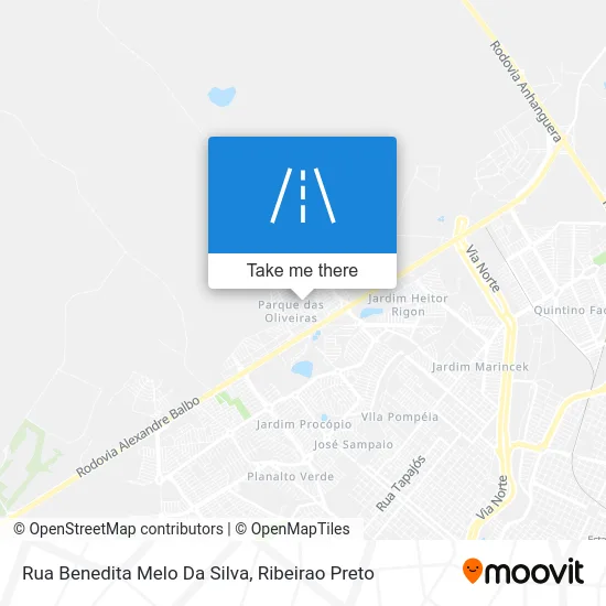 Rua Benedita Melo Da Silva map