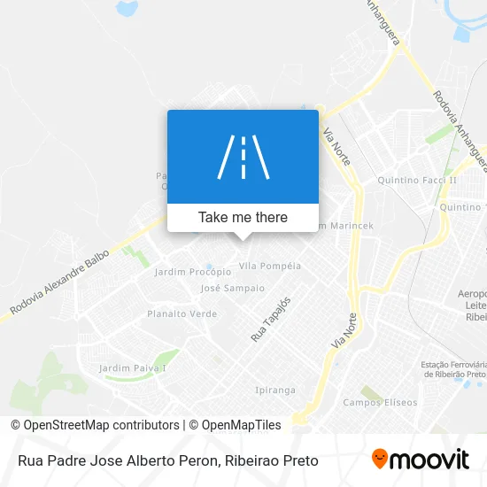 Rua Padre Jose Alberto Peron map