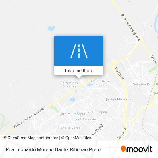 Rua Leonardo Moreno Garde map