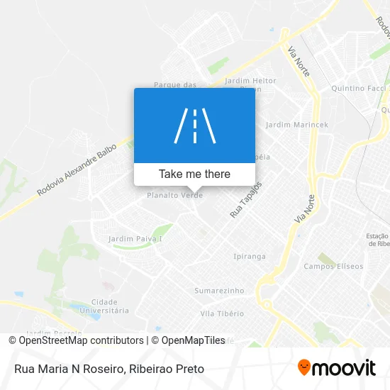 Rua Maria N Roseiro map