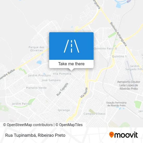 Rua Tupinambá map