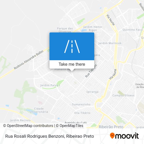 Rua Rosali Rodrigues Benzoni map