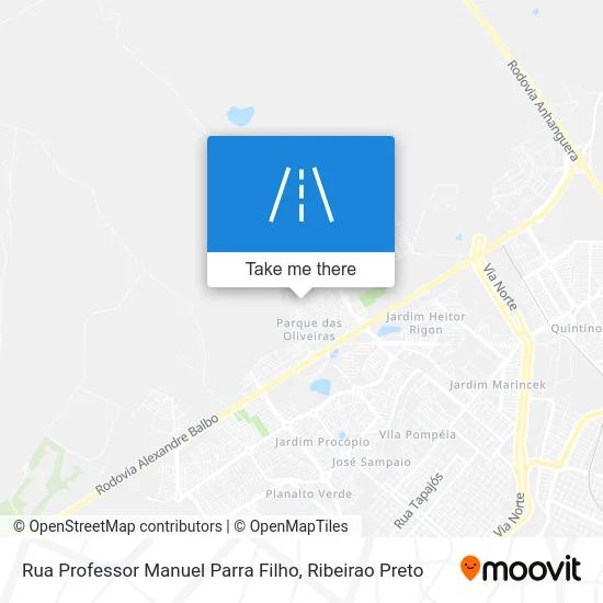 Rua Professor Manuel Parra Filho map