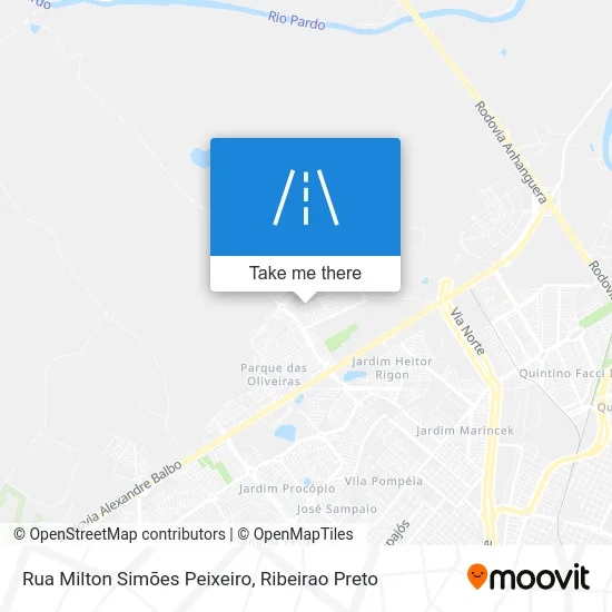 Rua Milton Simões Peixeiro map