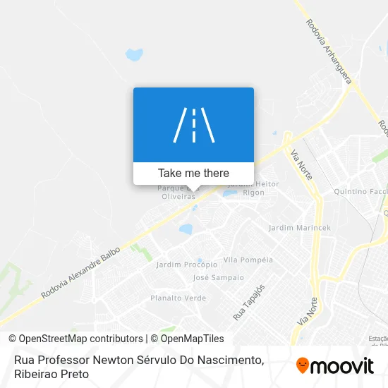 Rua Professor Newton Sérvulo Do Nascimento map