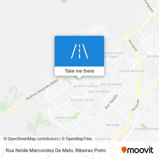 Rua Neide Marcondes De Melo map