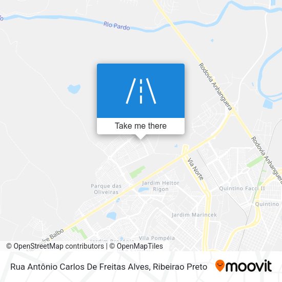 Rua Antônio Carlos De Freitas Alves map
