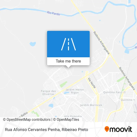 Rua Afonso Cervantes Penha map
