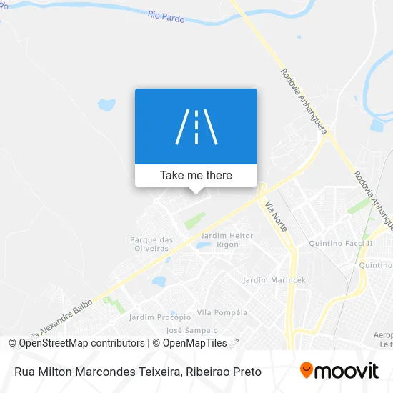 Rua Milton Marcondes Teixeira map