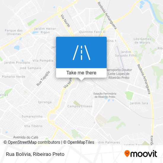 Rua Bolívia map